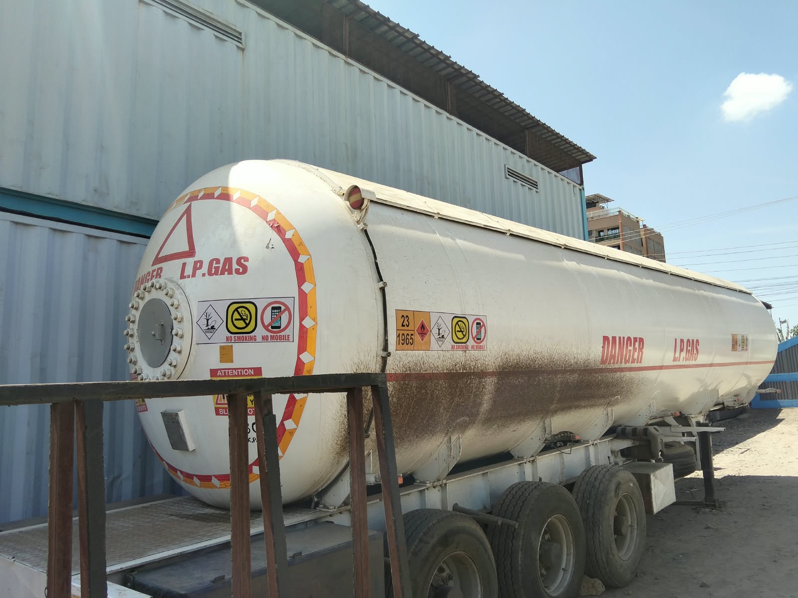 LPG TUNKER SEMI TRAILER